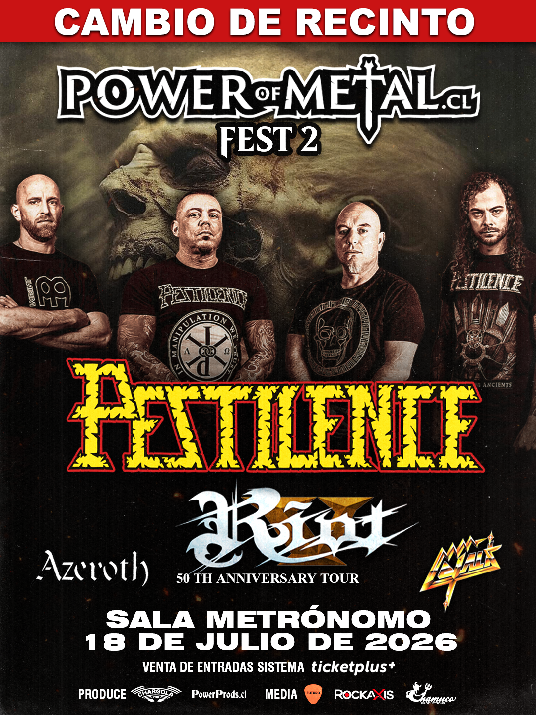 PowerOfMetal Fest 2 cambia de recinto